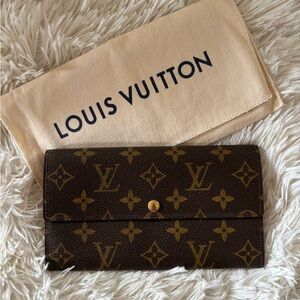 Authentic Louis Vuitton long wallet